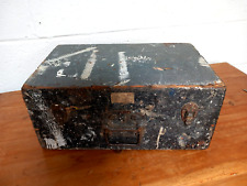 Vintage Tool Box Pine 1950s Scratch Built Handmade Storage Crafting