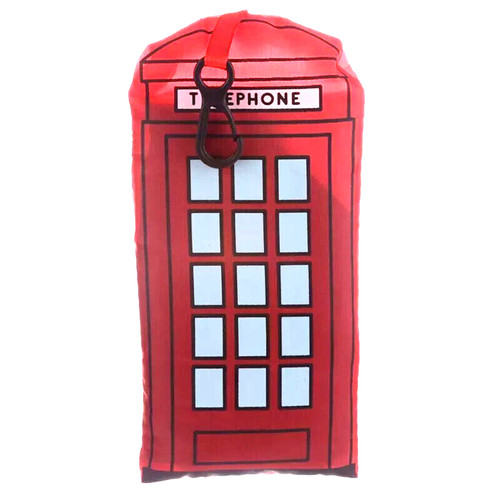 Telephone box shopping bags - shopping,