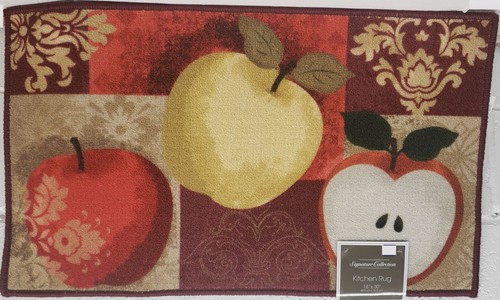Printed kitchen rug - kitchen,