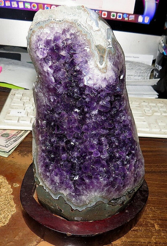Huge amethyst crystal - crystal, cluster