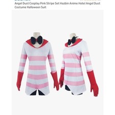 Angel Dust Cosplay Pink Stripe