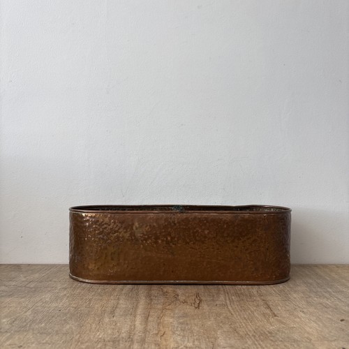 Vintage large hammered copper - large,