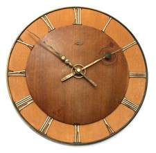 Vintage 30cm Kienzle Wall Clock - Wooden Retro Mid Century German 1970s Gift