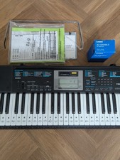Casio LK-170 Lighted 61 Key Keyboard with Power Supply, Box & Manuals sampler. 