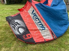 Cabrinha Vector 9m kiteboarding free ride kite