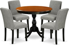 5-Piece Round Dining Set with