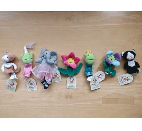 16x finger puppets - finger, assorted