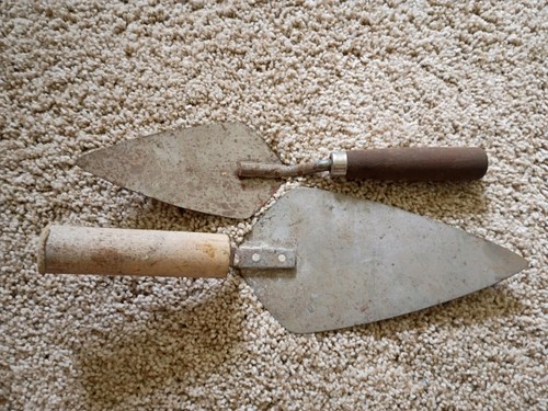 Vintage cement trowel mason - cement,