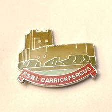 Vintage Police Service of Northern Ireland (PSNI) in Carrickfergus Pin Badge