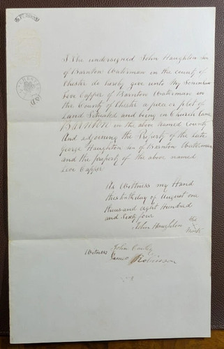 1864 john haughton - haughton, to