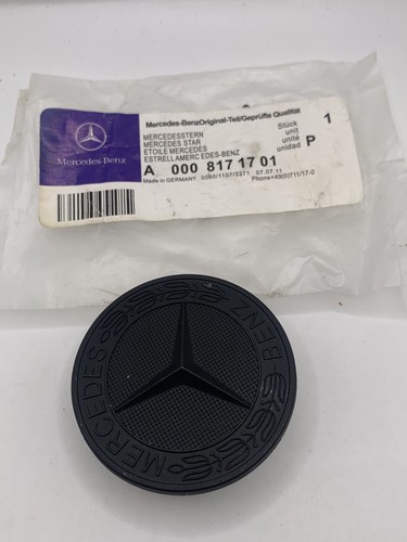 Mercedes bonnet badge front - bonnet,