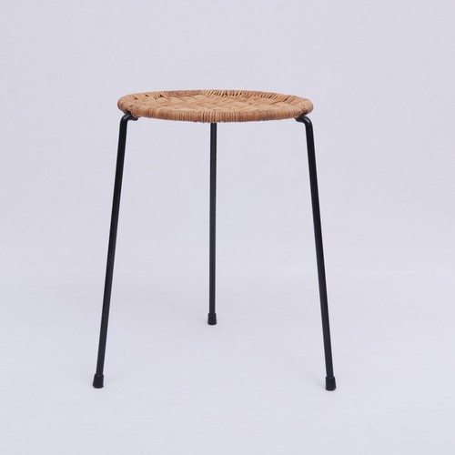 Vintage 50s stool steel - stool,