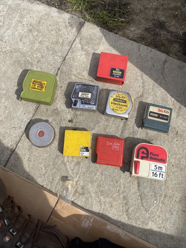 Vintage lot tape measures - lot,