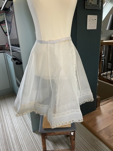 Vintage 1950s mesh petticoat - vintage,
