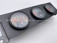 Ralliart Authentic Triple Gauge Set For: Mitsubishi Lancer Evo 1 2 3 4 5 6 7 8 9