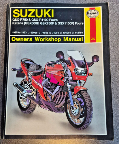 Haynes manual for suzuki gsxr - manual,