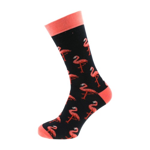 Pink flamingo design - navy, and