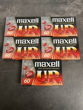 5 x MAXELL UR 60 Blank Audio