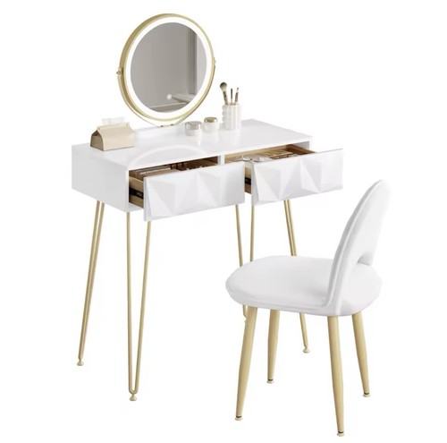 Dressing table with mirror - with,
