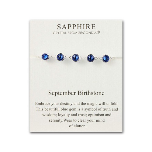 September birthstone bracelet - september,