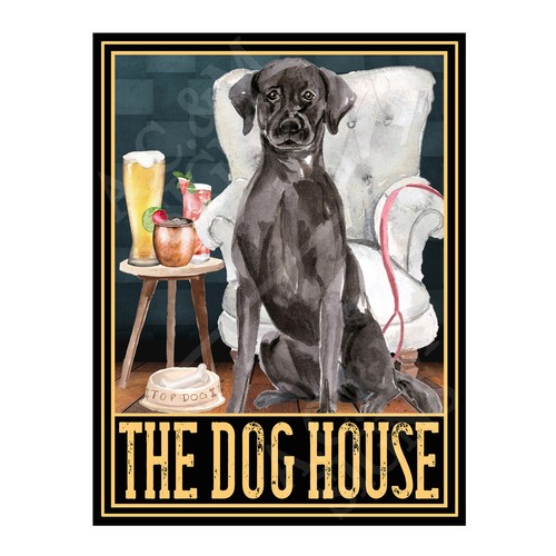 The dog house metal - the, sign
