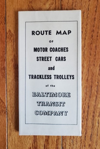 1953 baltimore transit company - transit,