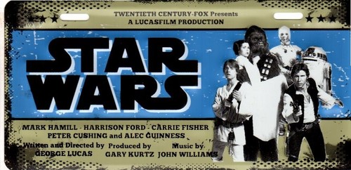Star wars 14x30cm - 14x30cm, embossed