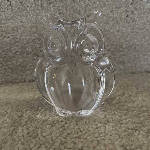 Daum glass owl 2 - glass,