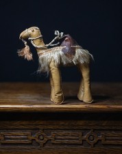Vintage Camel Figurine Leather