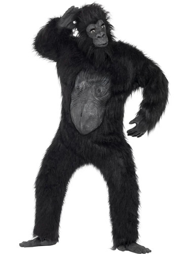 Deluxe gorilla costume adult - deluxe,