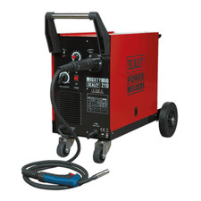 Sealey MIGHTYMIG210 Gas/No Gas MIG Welder  210Amp, Euro Torch, Versatile Welding