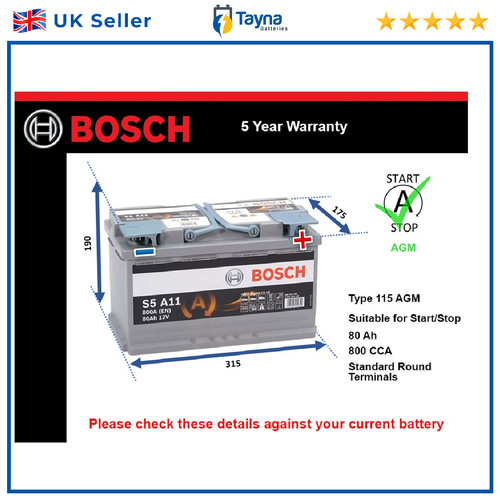 Agm battery fits - xe, s