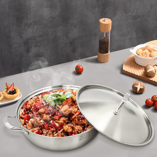 30cm stainless steel - stainless, wok