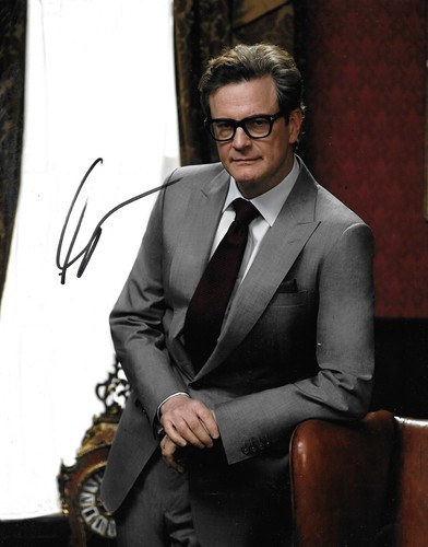 Colin firth signed kingsman - signed,