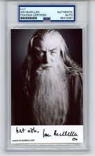 Ian Mckellen ~ Signed Autographed Gandalf Lord Of The Rings ~ PSA DNA Encased