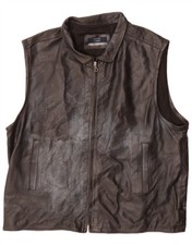 GREEN LEAVES Mens Leather