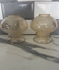 Vintage Smoked Glass Shades