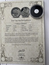 Silver sovereign - silver,