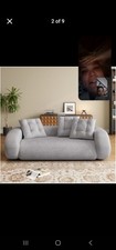 Big Sofabed Gray 3 Seater