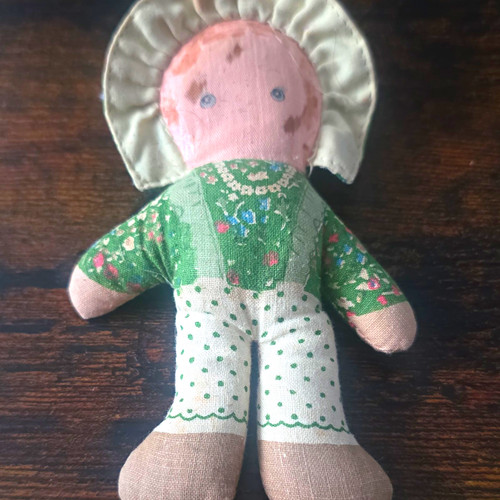 Handmade cloth rag girl - rag,