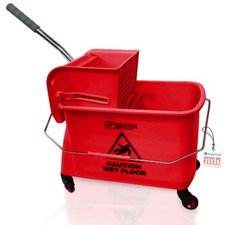 Red Kentucky Mop Bucket on