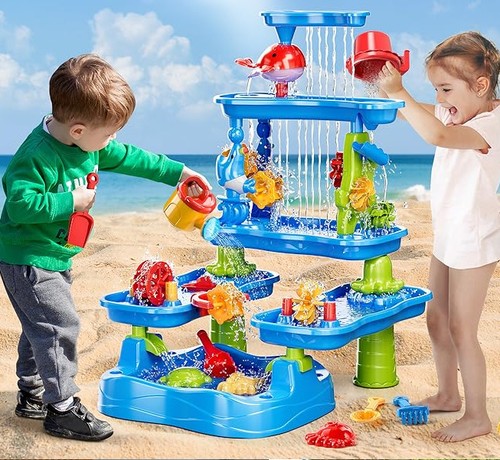 Sand and water table kids - and,