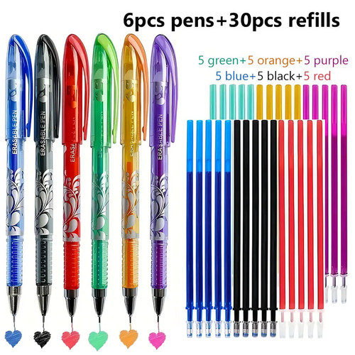 Pens piece set - 36, erasable