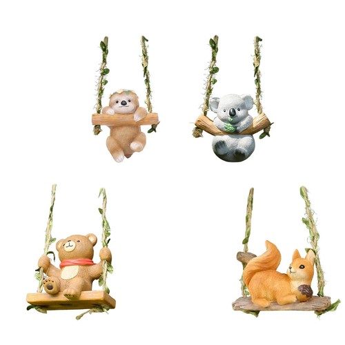 Swing animal garden statue - garden,