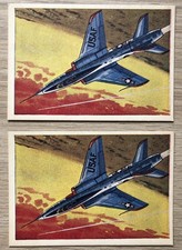 A Master Vending Cardmaster Card Jet Aircraft of the World No. 53 Error