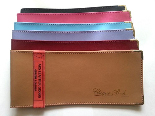 Bonded leather cheque - leather,
