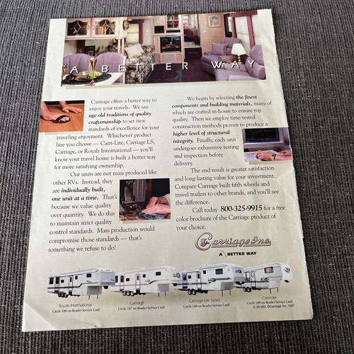 1997 carriage fifth - fifth, wheel