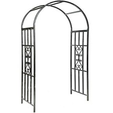 Metal Wooden Garden Arch Rose