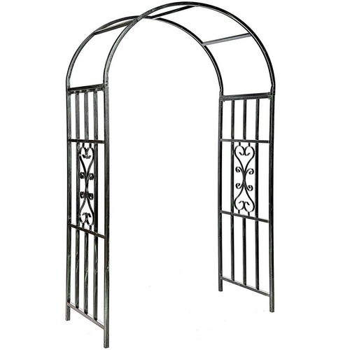 Metal wooden garden arch - wooden,