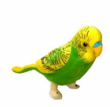 Green Budgerigar Cuddly Soft